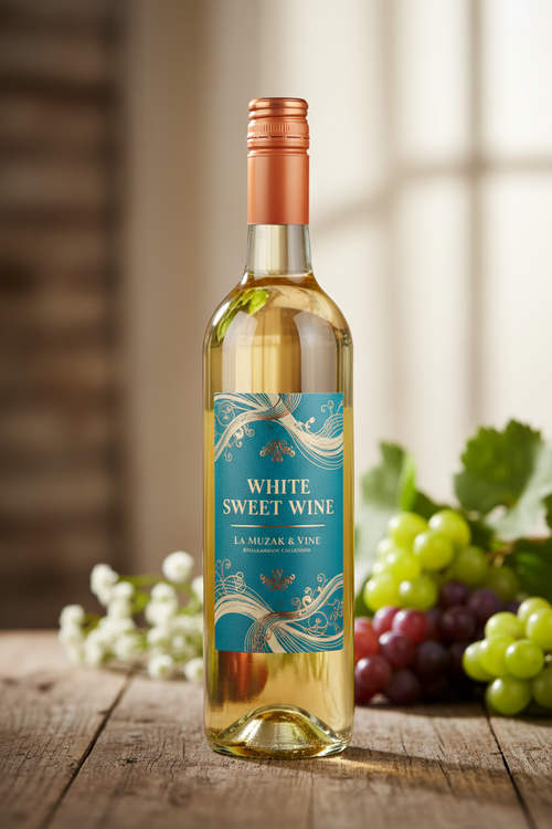 White Sweet Wine — Blue Label with Copper Cap